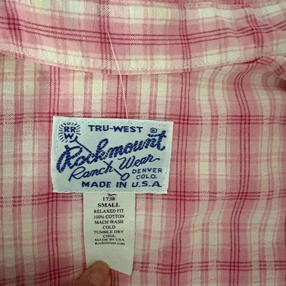 Rockmount Ranch Wear women’s  Short Sleeve western Shirt - Picture 6 of 6